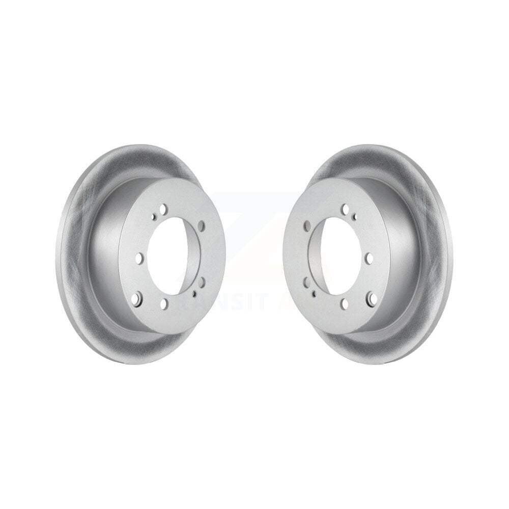 Coat Brake Rotors Rear Pair For Chrysler Sebring Mitsubishi Lancer Eclipse Eagle
