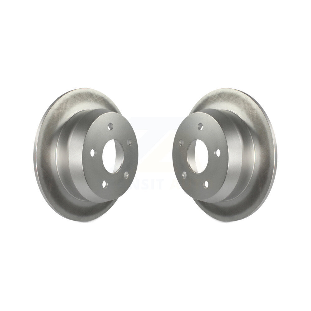 Coated Disc Brake Rotors Rear Pair For 1999-2004 Jeep Grand Cherokee