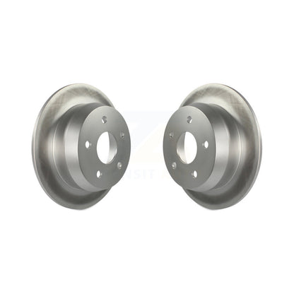 Coated Disc Brake Rotors Rear Pair For 1999-2004 Jeep Grand Cherokee