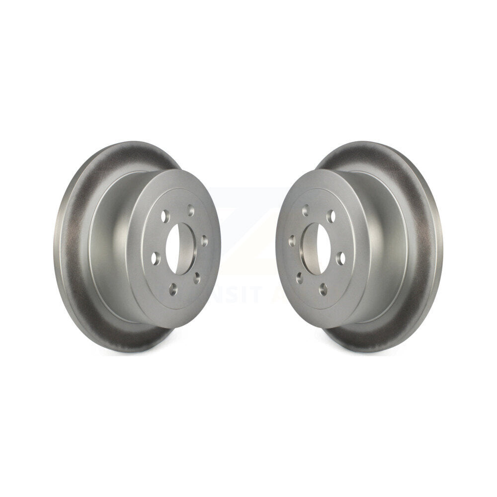 Coated Disc Brake Rotors Rear Pair For 2003-2004 Dodge Dakota