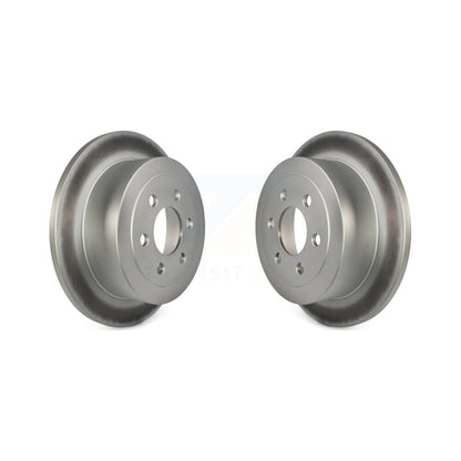 Coated Disc Brake Rotors Rear Pair For 2003-2004 Dodge Dakota