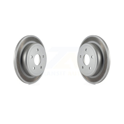 Coated Disc Brake Rotors Rear Pair For Jeep Grand Cherokee Commander