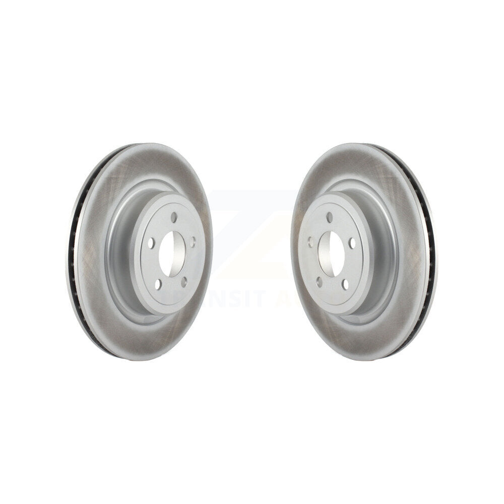 Coated Disc Brake Rotors Rear Pair For Dodge Charger Magnum