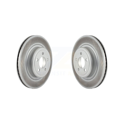Coated Disc Brake Rotors Rear Pair For Dodge Charger Magnum