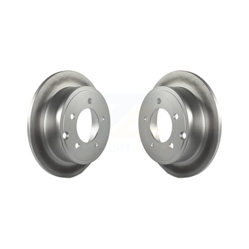 Coat Brake Rotor Rear Pair For Jeep Mitsubishi Lancer Patriot Dodge Chrysler 200