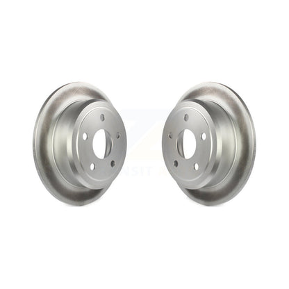 Coated Disc Brake Rotors Rear Pair For Jeep Wrangler JK