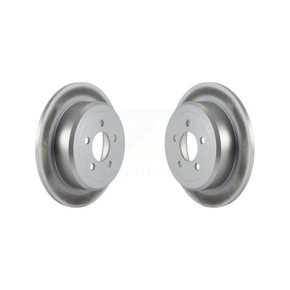 Coated Disc Brake Rotors Rear Pair For Jeep Liberty Dodge Nitro