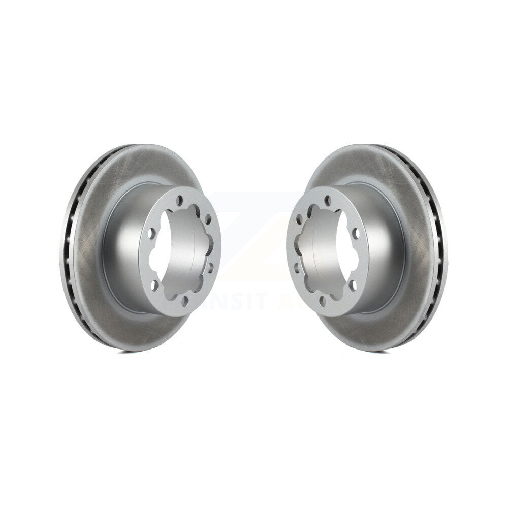 Coated Brake Rotors Rear Pair For Mercedes-Benz Sprinter 3500 Dodge 4500 3500XD