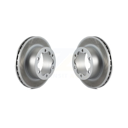 Coated Brake Rotors Rear Pair For Mercedes-Benz Sprinter 3500 Dodge 4500 3500XD