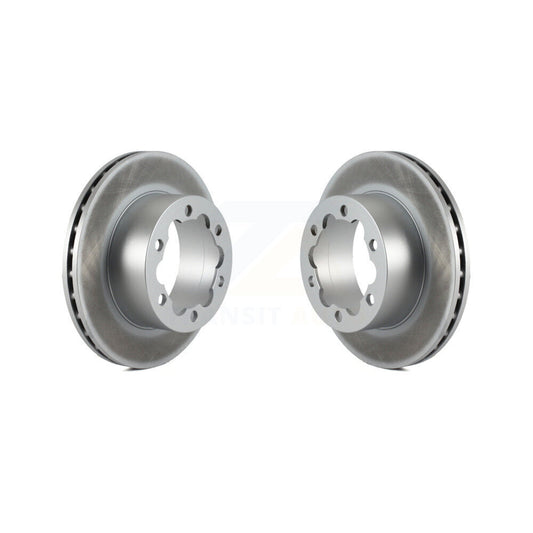 Coated Brake Rotors Rear Pair For Mercedes-Benz Sprinter 3500 Dodge 4500 3500XD