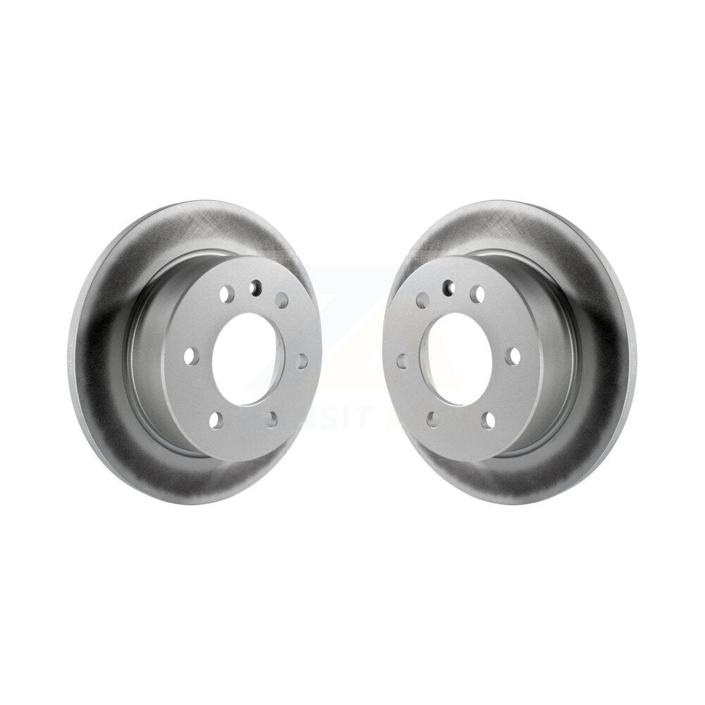 Coated Disc Brake Rotors Rear Pair For Mercedes-Benz Sprinter 2500 3500 Dodge