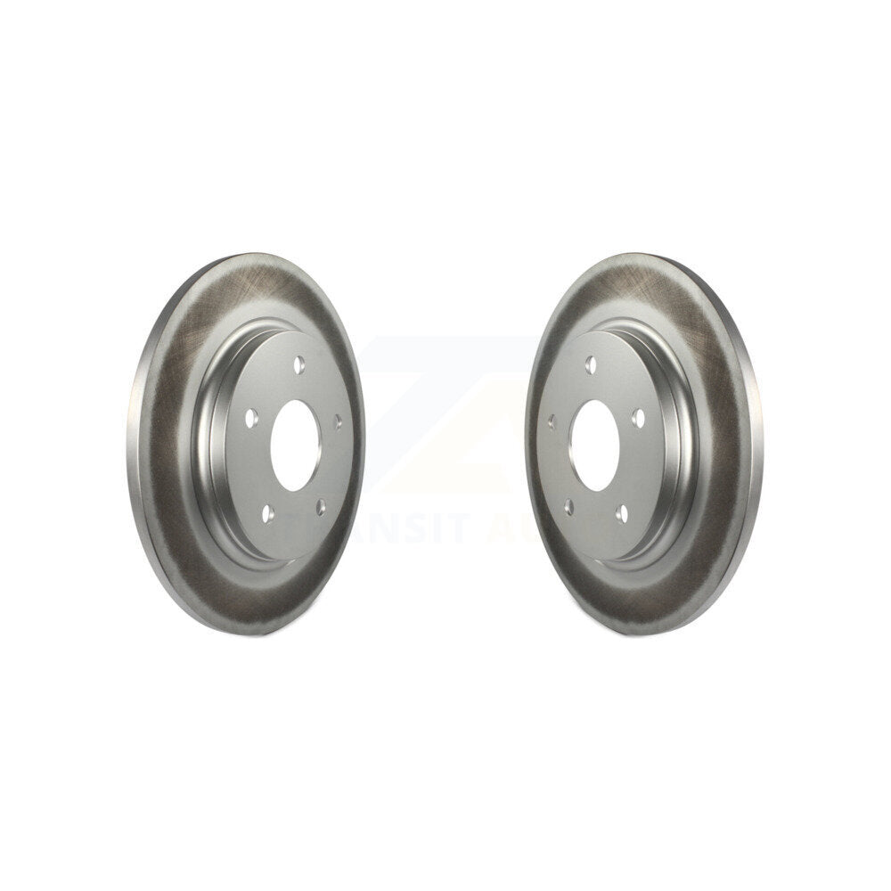 Coated Brake Rotor Rear Pair For Dodge Grand Caravan Journey Chrysler Town & Ram