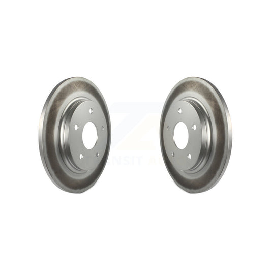 Coated Brake Rotor Rear Pair For Dodge Grand Caravan Journey Chrysler Town & Ram
