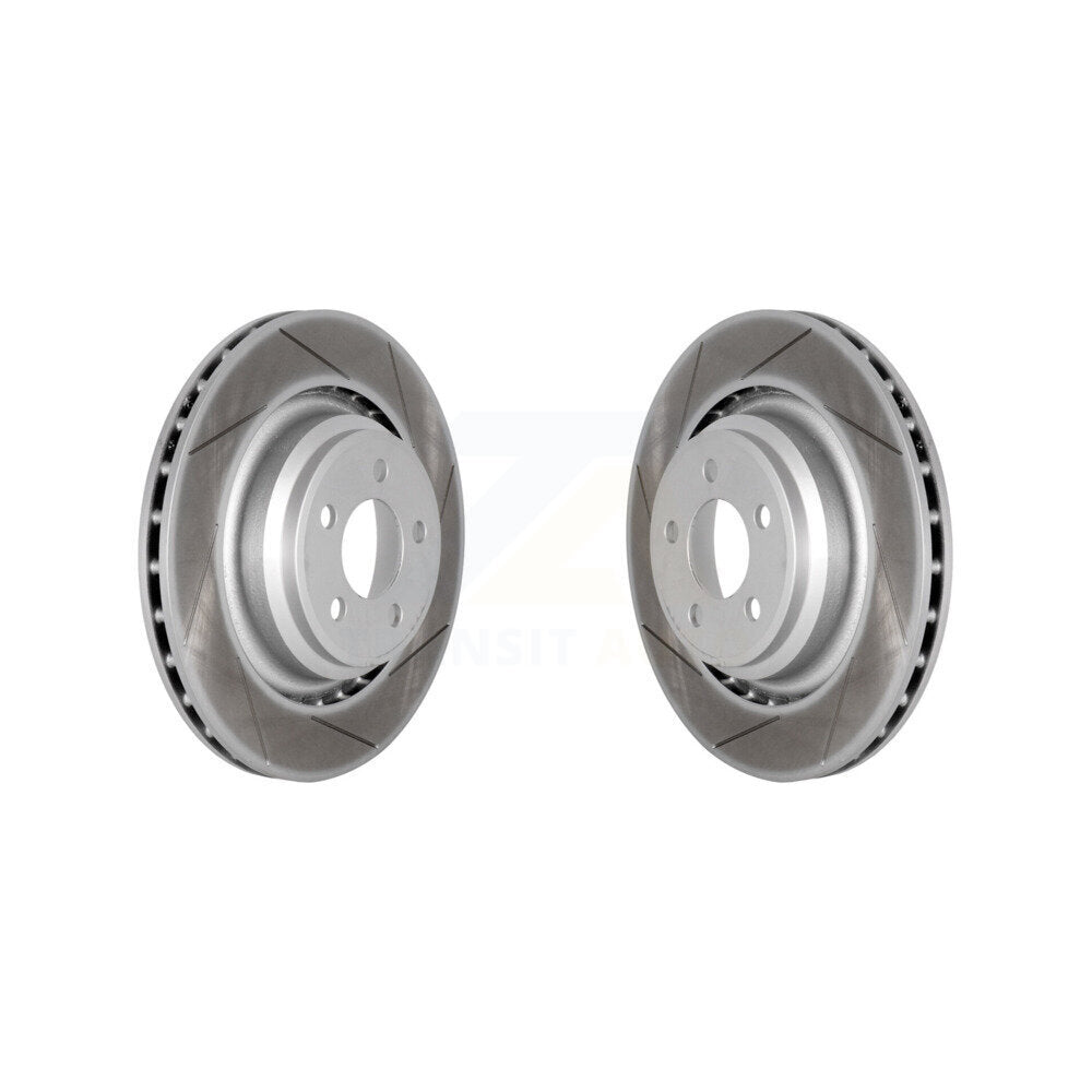 Coat Disc Brake Rotor Rear Pair For Dodge Charger Chrysler 300 Challenger Magnum