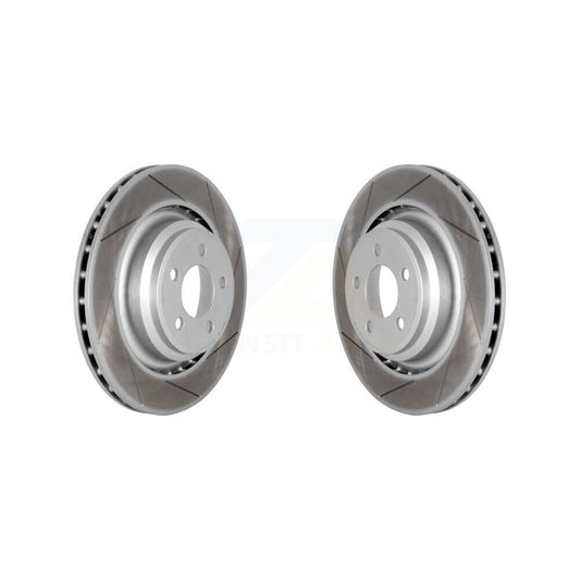 Coat Disc Brake Rotor Rear Pair For Dodge Charger Chrysler 300 Challenger Magnum