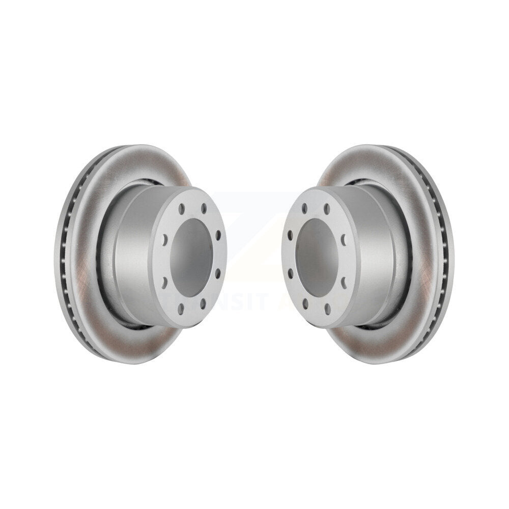 Coated Disc Brake Rotors Rear Pair For Ram 2500 3500 1500 Dodge