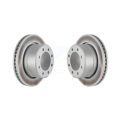 Coated Disc Brake Rotors Rear Pair For Ram 2500 3500 1500 Dodge