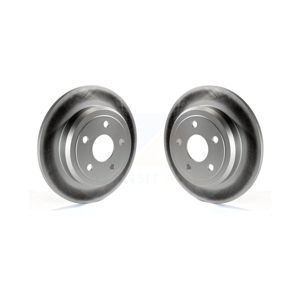 Coated Disc Brake Rotors Rear Pair For Jeep Grand Cherokee Dodge Durango