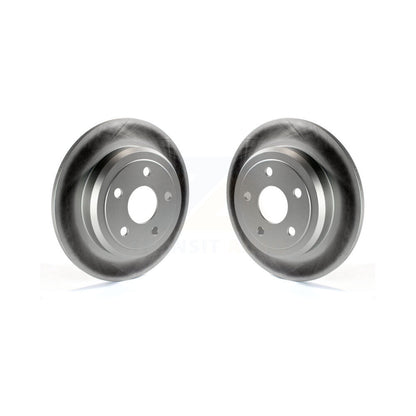 Coated Disc Brake Rotors Rear Pair For Jeep Grand Cherokee Dodge Durango