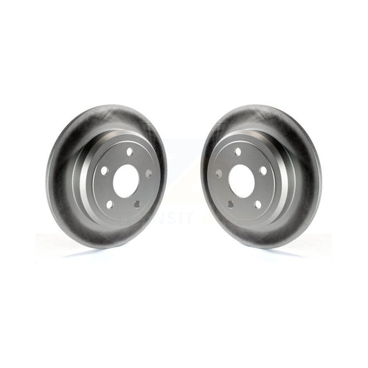 Coated Disc Brake Rotors Rear Pair For Jeep Grand Cherokee Dodge Durango