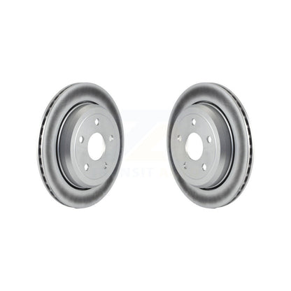 Coated Disc Brake Rotors Rear Pair For Jeep Grand Cherokee Dodge Durango WK