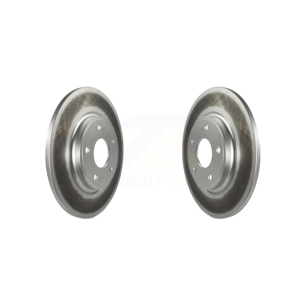 Coated Brake Rotor Rear Pair For Dodge Grand Caravan Journey Chrysler Town & Ram
