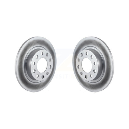 Coated Disc Brake Rotors Rear Pair For 2013-2016 Dodge Dart