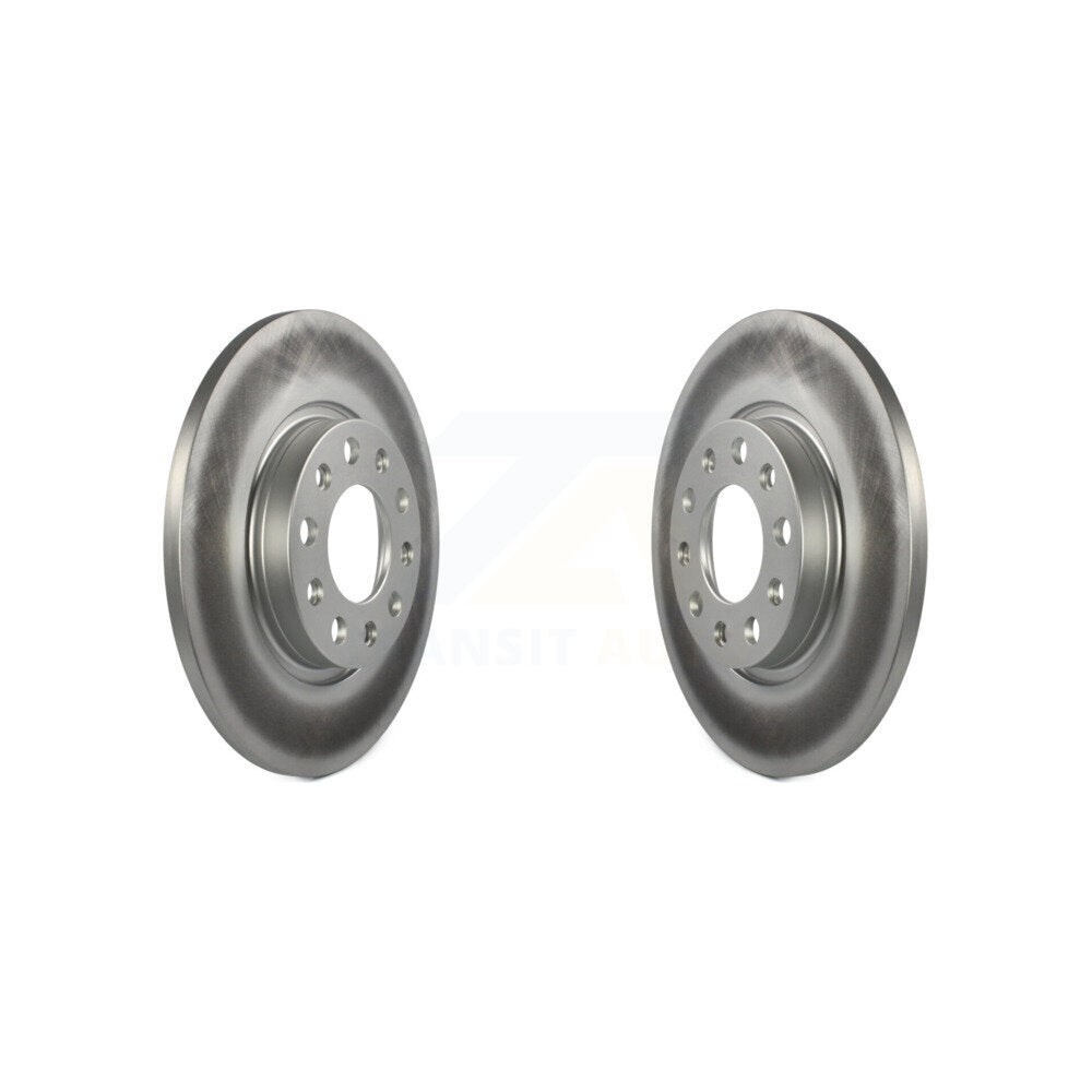 Coated Disc Brake Rotors Rear Pair For Jeep Cherokee Chrysler 200