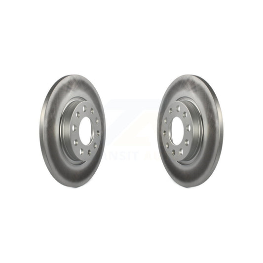 Coated Disc Brake Rotors Rear Pair For Jeep Cherokee Chrysler 200