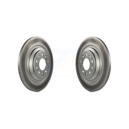 Coat Disc Brake Rotor Rear Pair For Jeep Cherokee With Dual Piston Front Caliper
