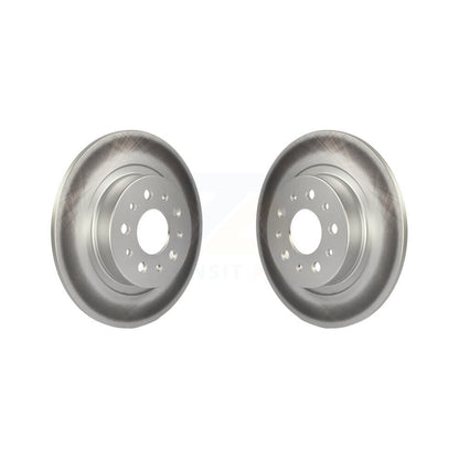 Coated Disc Brake Rotors Rear Pair For 2014-2020 Fiat 500L