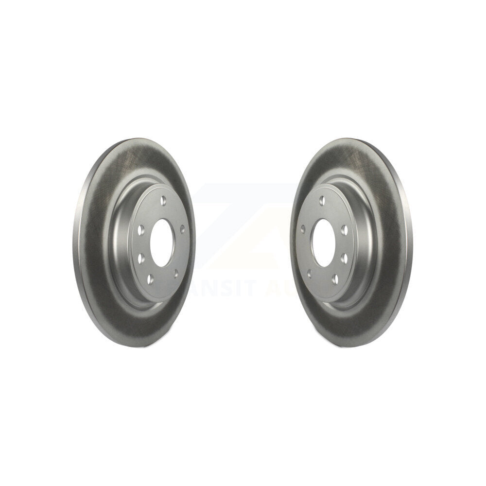 Coated Disc Brake Rotors Rear Pair For Chrysler Pacifica Grand Caravan Voyager