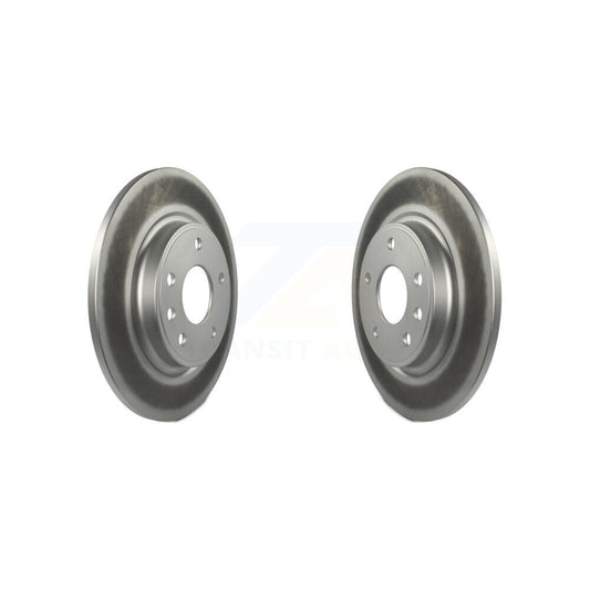 Coated Disc Brake Rotors Rear Pair For Chrysler Pacifica Grand Caravan Voyager