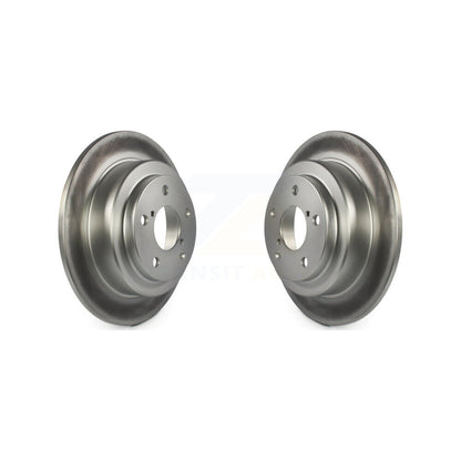 Coated Disc Brake Rotors Rear Pair For Subaru Impreza Forester Legacy Saab 9-2X