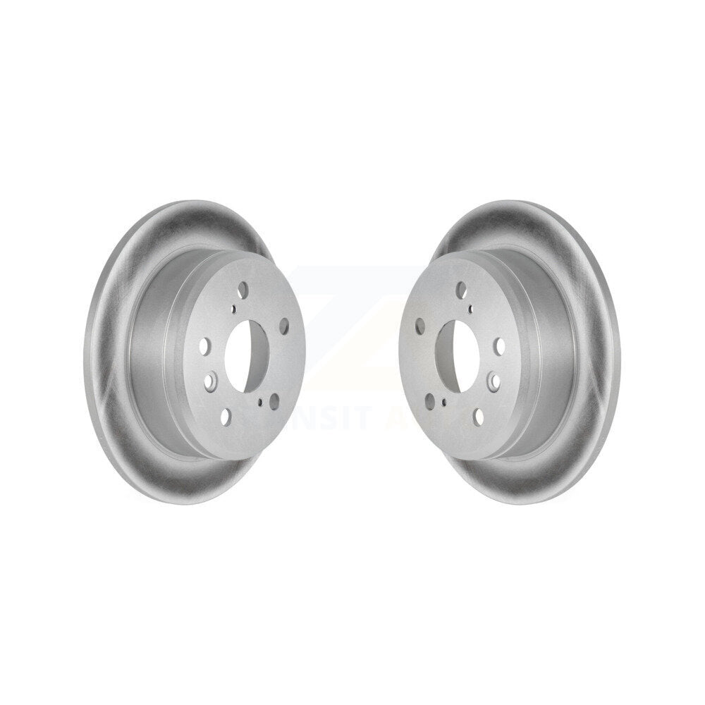 Coated Disc Brake Rotors Rear Pair For Toyota Camry Solara Lexus ES300