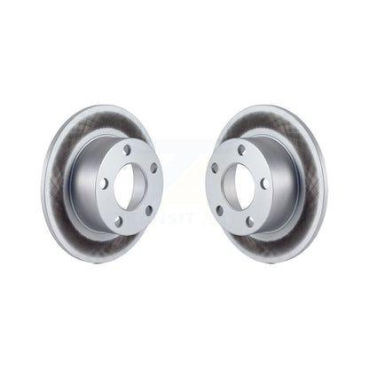 Coated Disc Brake Rotors Rear Pair For Volkswagen Passat Audi 100 Quattro A6 S6