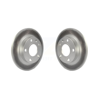 Coated Disc Brake Rotors Rear Pair For Audi A4 Quattro 90 S4