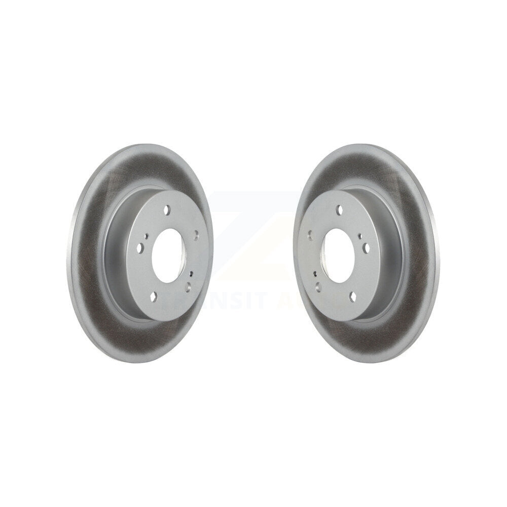 Coated Disc Brake Rotors Rear Pair For Nissan Maxima INFINITI I30 I35