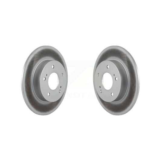 Coated Disc Brake Rotors Rear Pair For Nissan Maxima INFINITI I30 I35
