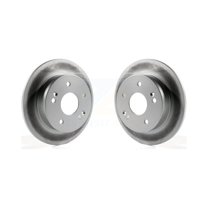 Coated Disc Brake Rotors Rear Pair For Honda Civic Accord Acura RSX Integra