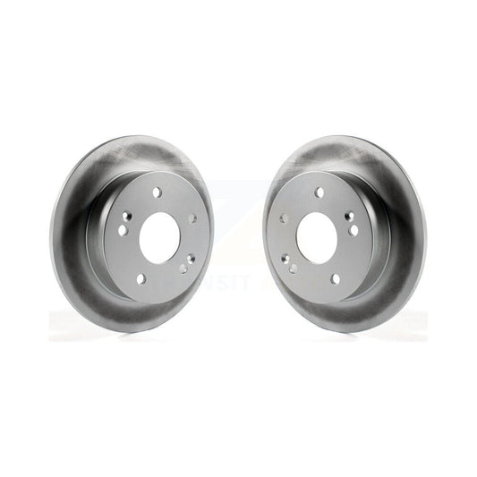 Coated Disc Brake Rotors Rear Pair For Honda Civic Accord Acura RSX Integra