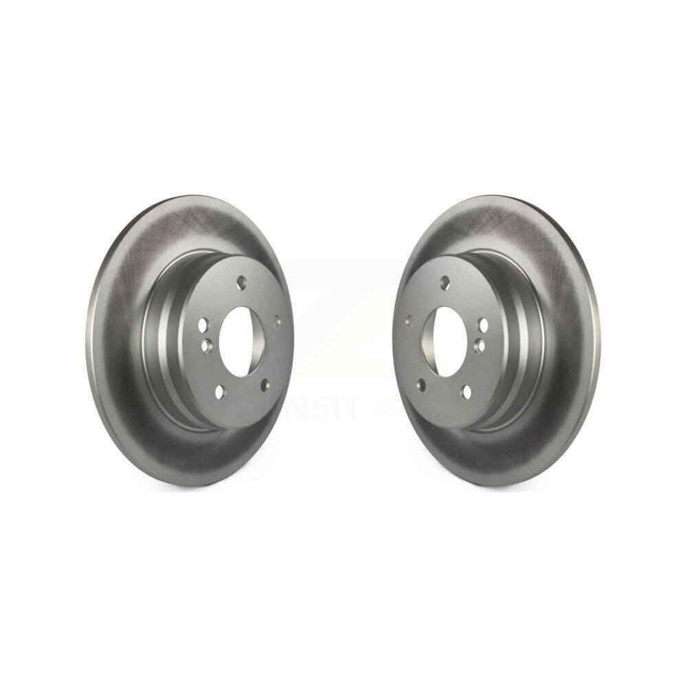 Coated Brake Rotor Rear Pair For Mercedes-Benz C230 CLK320 SLK350 E320 C280 C240