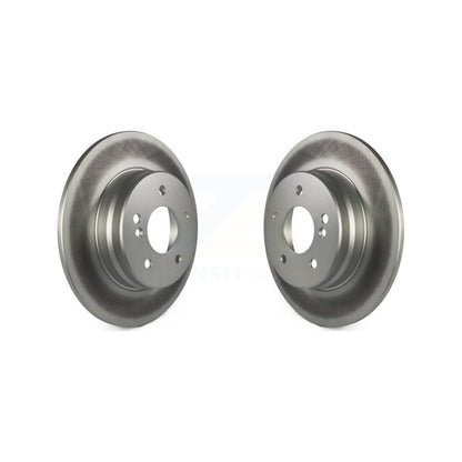 Coated Brake Rotor Rear Pair For Mercedes-Benz C230 CLK320 SLK350 E320 C280 C240