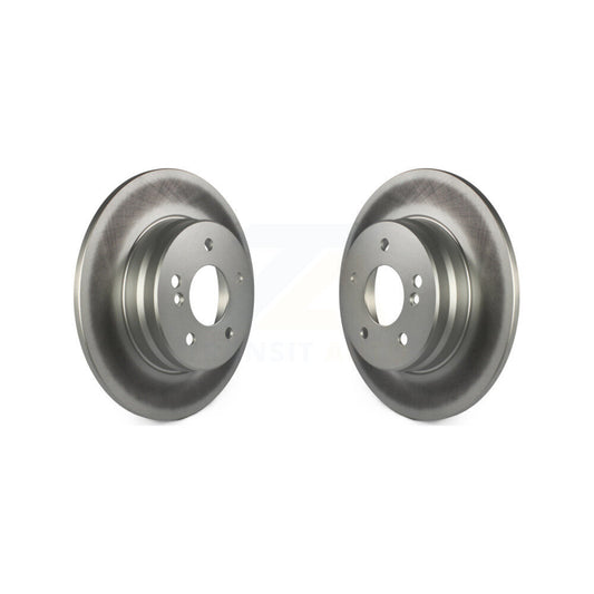 Coated Brake Rotor Rear Pair For Mercedes-Benz C230 CLK320 SLK350 E320 C280 C240