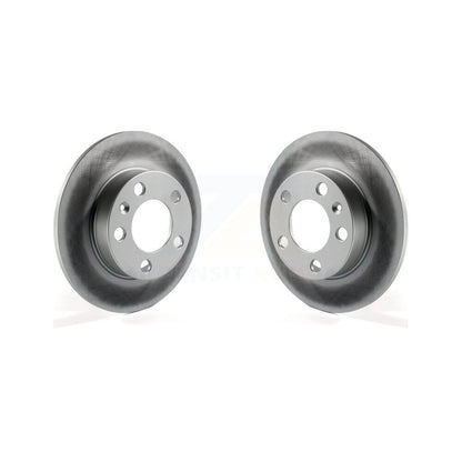 Coated Disc Brake Rotors Rear Pair For Volkswagen Jetta Golf Beetle City Audi TT