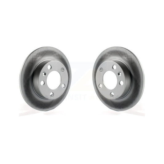 Coated Disc Brake Rotors Rear Pair For Volkswagen Jetta Golf Beetle City Audi TT