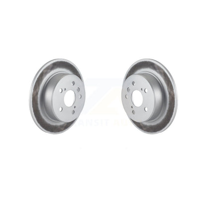 Coated Disc Brake Rotors Rear Pair For Toyota Highlander Lexus RX300 AWD