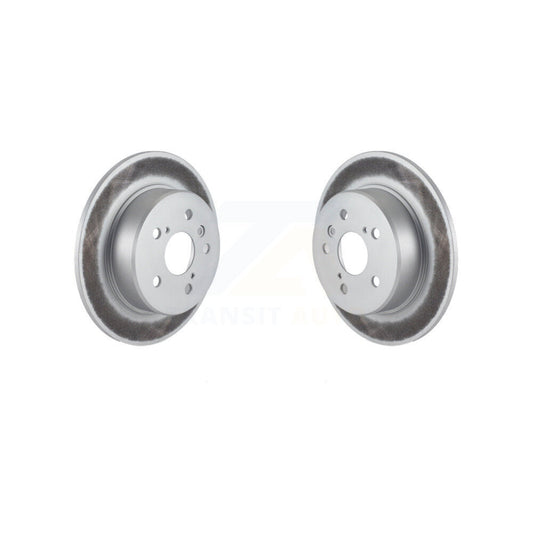 Coated Disc Brake Rotors Rear Pair For Toyota Highlander Lexus RX300 AWD