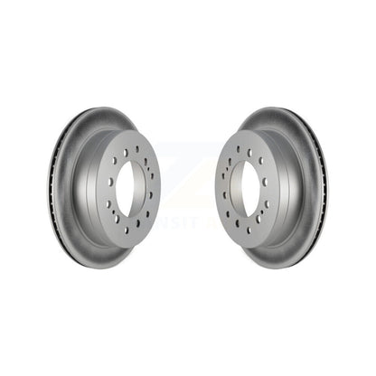 Coated Brake Rotors Rear Pair For Toyota 4Runner FJ Cruiser Sequoia Lexus GX470