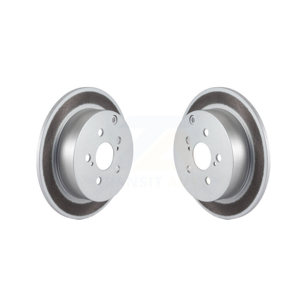 Coated Brake Rotor Rear Pair For Toyota Matrix Corolla Pontiac Vibe Celica Scion